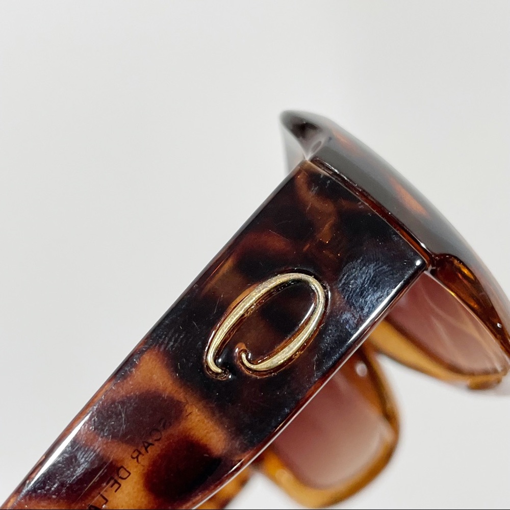 O by Oscar de la Renta brown tortoise sunglasses - Picture 3 of 10